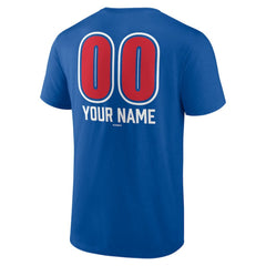Chicago Cubs Personalized Name & Number Fastball T-Shirt - MLB T-shirts