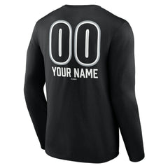 Chicago White Sox Personalized Name & Number Fastball Long Sleeve T-Shirt - MLB T-shirts