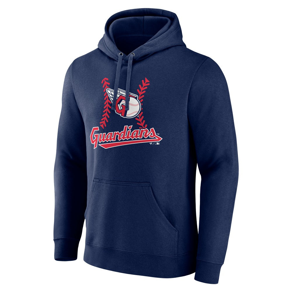 Cleveland Guardians Personalized Name & Number Fastball Pullover Hoodie - MLB Hoodies