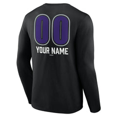 Colorado Rockies Personalized Name & Number Fastball Long Sleeve T-Shirt - MLB T-shirts
