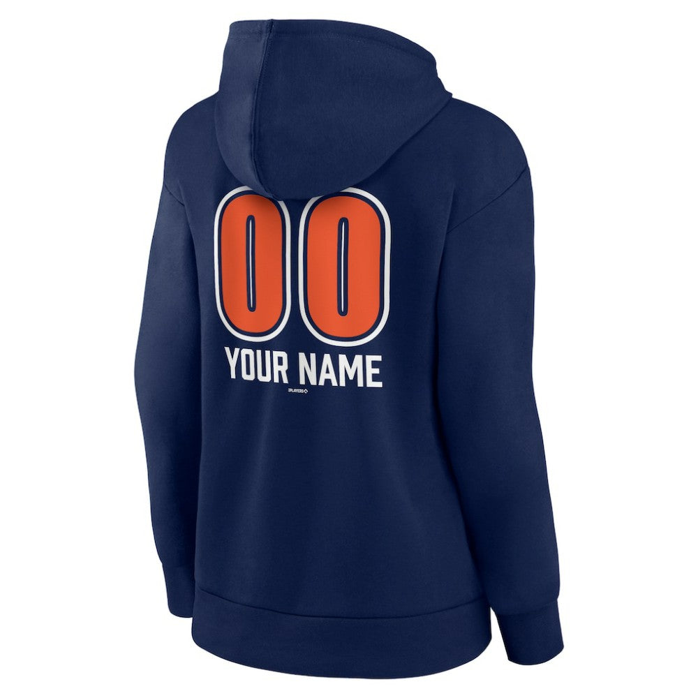 Detroit Tigers Women's Personalized Name & Number Fastball Pullover Hoodie - MLB Hoodies