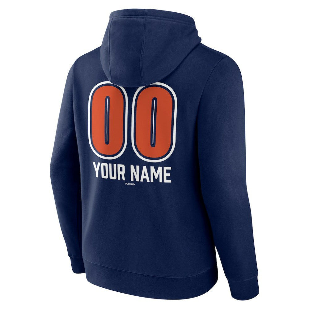 Houston Astros Personalized Name & Number Fastball Pullover Hoodie - MLB Hoodies