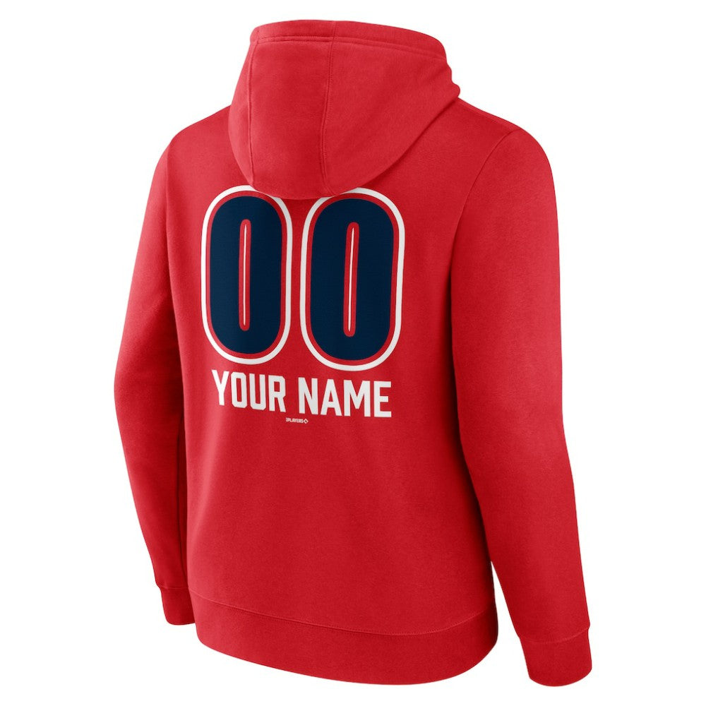 Los Angeles Angels Personalized Name & Number Fastball Pullover Hoodie - MLB Hoodies