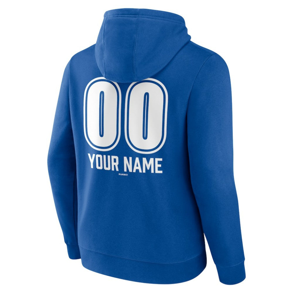 Los Angeles Dodgers Personalized Name & Number Fastball Pullover Hoodie - MLB Hoodies