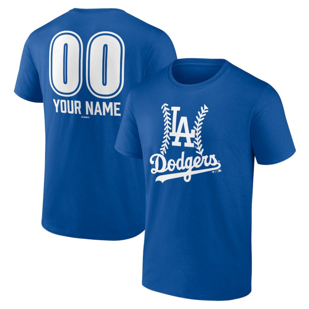 Los Angeles Dodgers Personalized Name & Number Fastball T-Shirt - MLB T-shirts