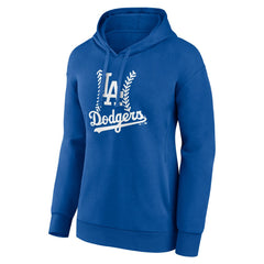 Los Angeles Dodgers Women's Personalized Name & Number Fastball Pullover Hoodie - MLB Hoodies
