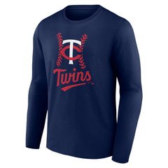 Minnesota Twins Personalized Name & Number Fastball Long Sleeve T-Shirt - MLB T-shirts