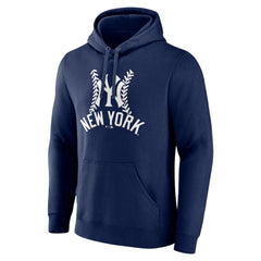 New York Yankees Personalized Name & Number Fastball Pullover Hoodie - MLB Hoodies