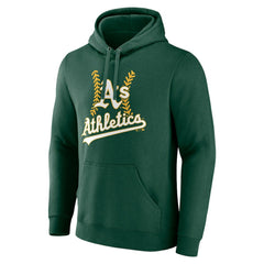 Athletics Personalized Name & Number Fastball Pullover Hoodie - MLB Hoodies