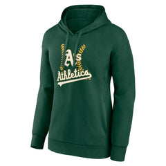 Athletics Women's Personalized Name & Number Fastball Pullover Hoodie - MLB Hoodies