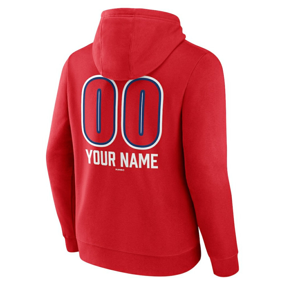 Philadelphia Phillies Personalized Name & Number Fastball Pullover Hoodie - MLB Hoodies