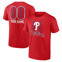 Philadelphia Phillies Personalized Name & Number Fastball T-Shirt - MLB T-shirts