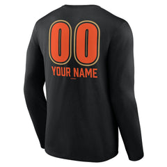San Francisco Giants Personalized Name & Number Fastball Long Sleeve T-Shirt - MLB T-shirts