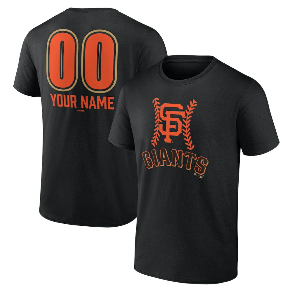 San Francisco Giants Personalized Name & Number Fastball T-Shirt - MLB T-shirts