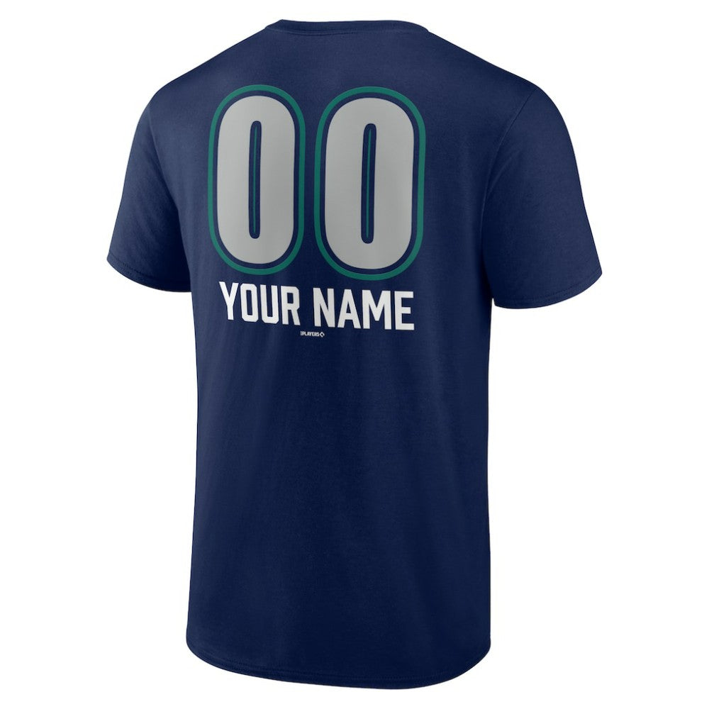 Seattle Mariners Personalized Name & Number Fastball T-Shirt - MLB T-shirts