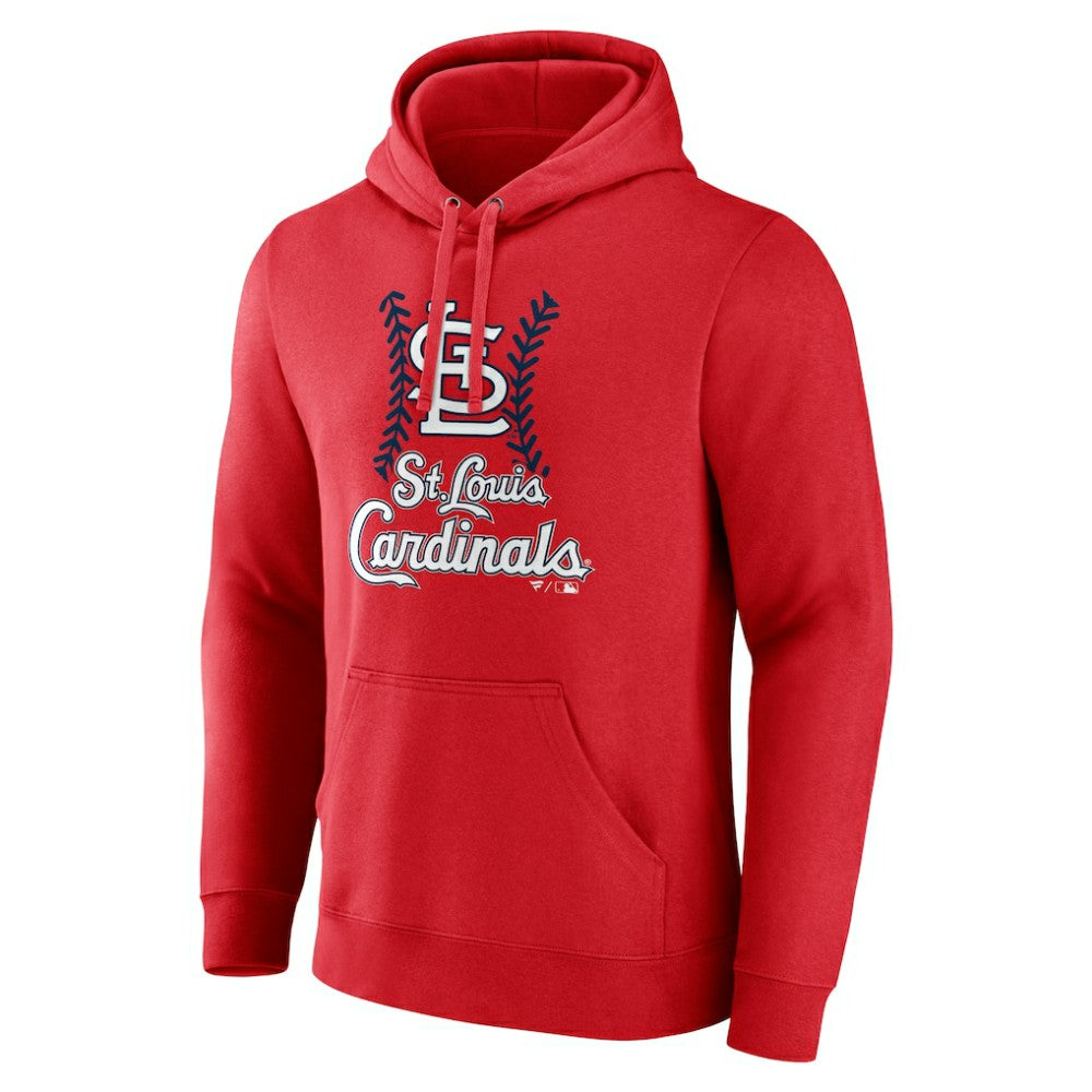 St. Louis Cardinals Personalized Name & Number Fastball Pullover Hoodie - MLB Hoodies