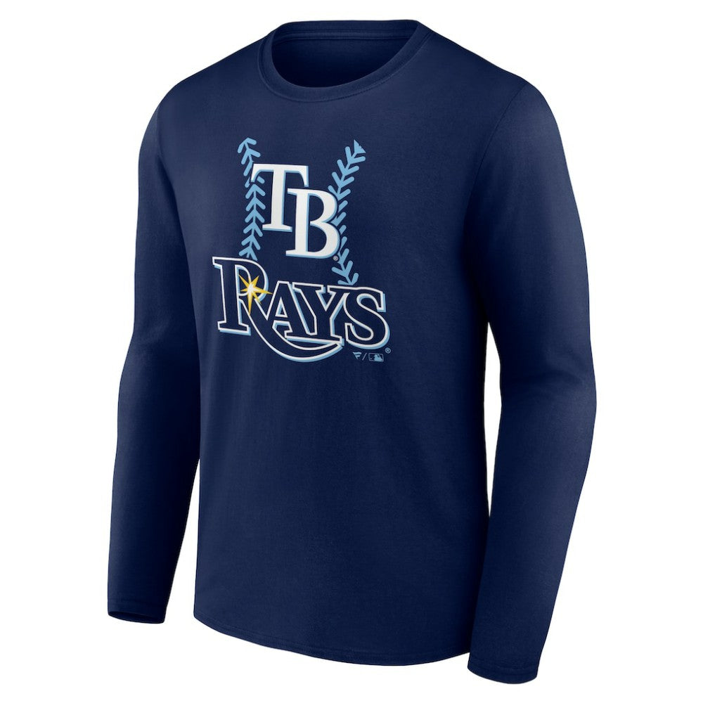 Tampa Bay Rays Personalized Name & Number Fastball Long Sleeve T-Shirt - MLB T-shirts