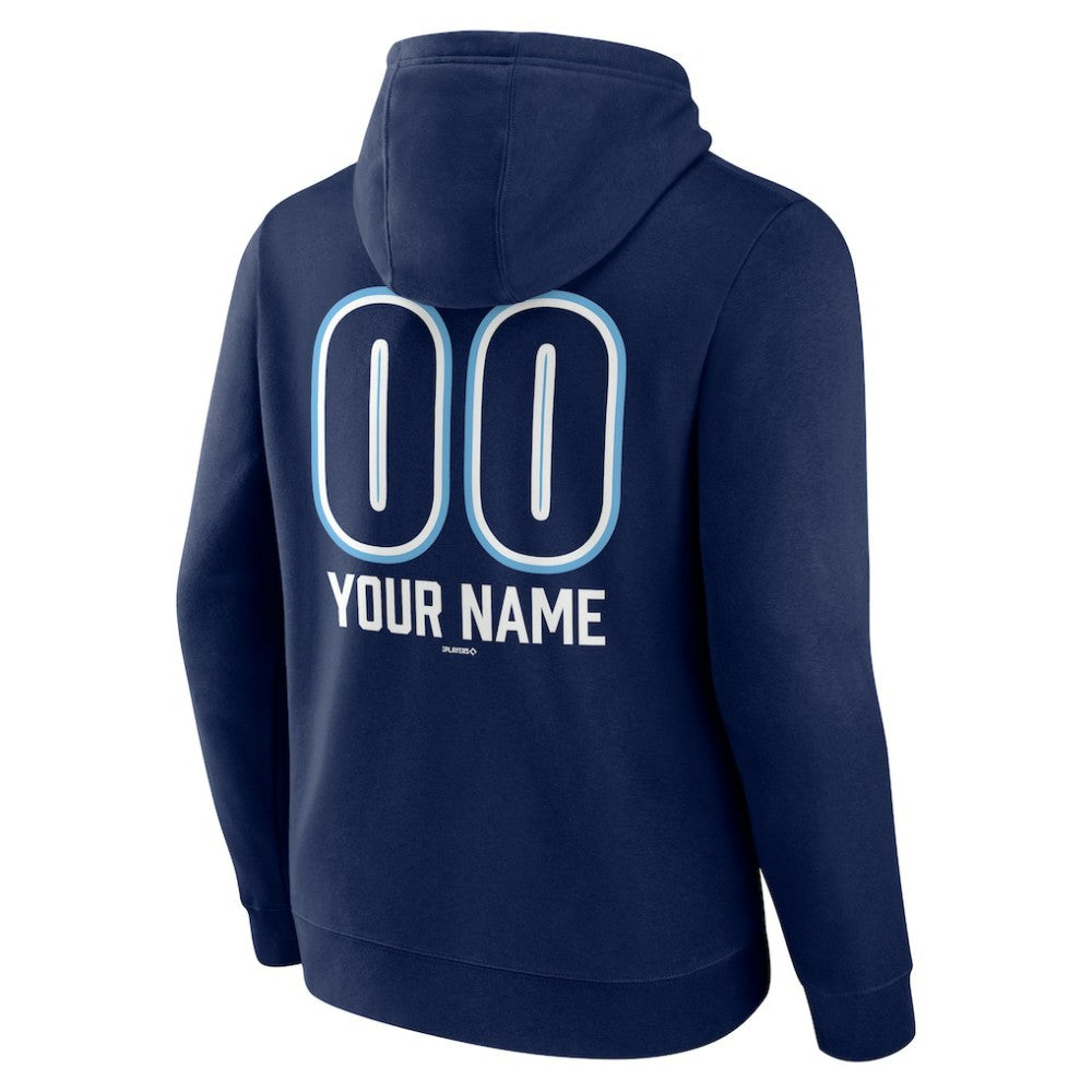Tampa Bay Rays Personalized Name & Number Fastball Pullover Hoodie - MLB Hoodies