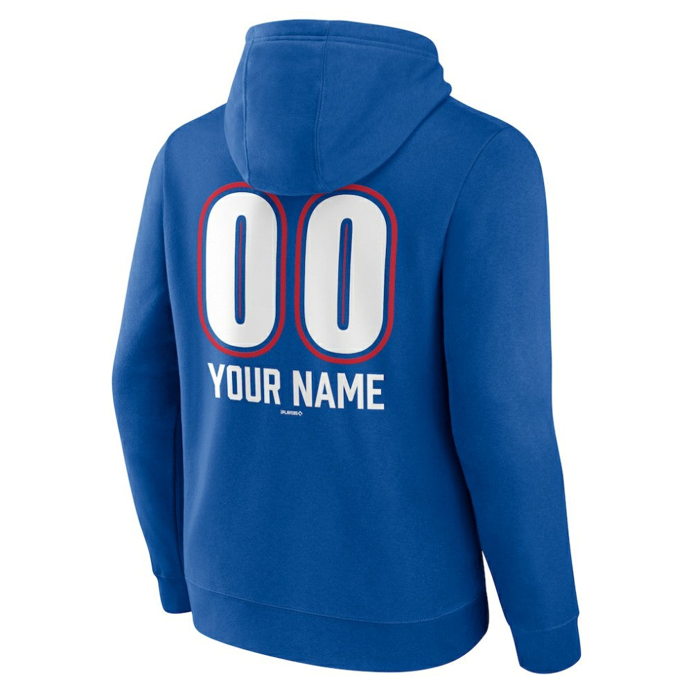 Texas Rangers Personalized Name & Number Fastball Pullover Hoodie - MLB Hoodies
