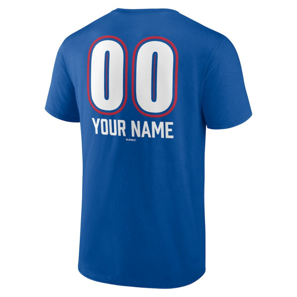 Texas Rangers Personalized Name & Number Fastball T-Shirt - MLB T-shirts