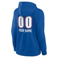 Texas Rangers Women's Personalized Name & Number Fastball Pullover Hoodie - MLB Hoodies