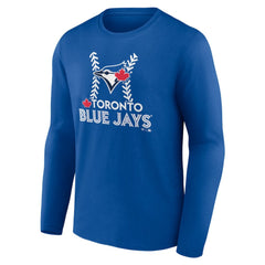 Toronto Blue Jays Personalized Name & Number Fastball Long Sleeve T-Shirt - MLB T-shirts