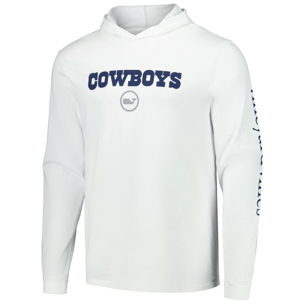 Dallas Cowboys Vineyard Vines Whale Dot Hoodie Long Sleeve T-Shirt | NFL Discount