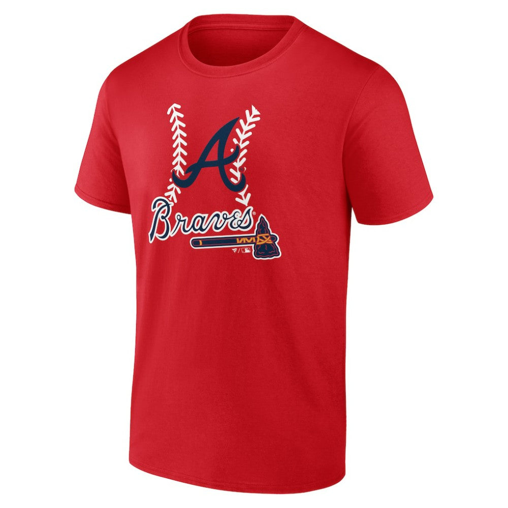 Atlanta Braves Personalized Name & Number Fastball T-Shirt - MLB T-shirts