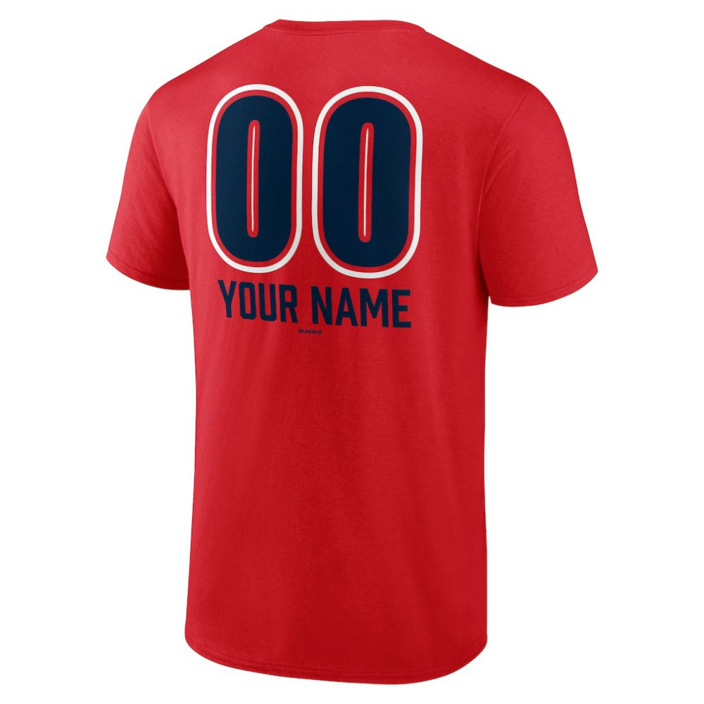 Atlanta Braves Personalized Name & Number Fastball T-Shirt - MLB T-shirts