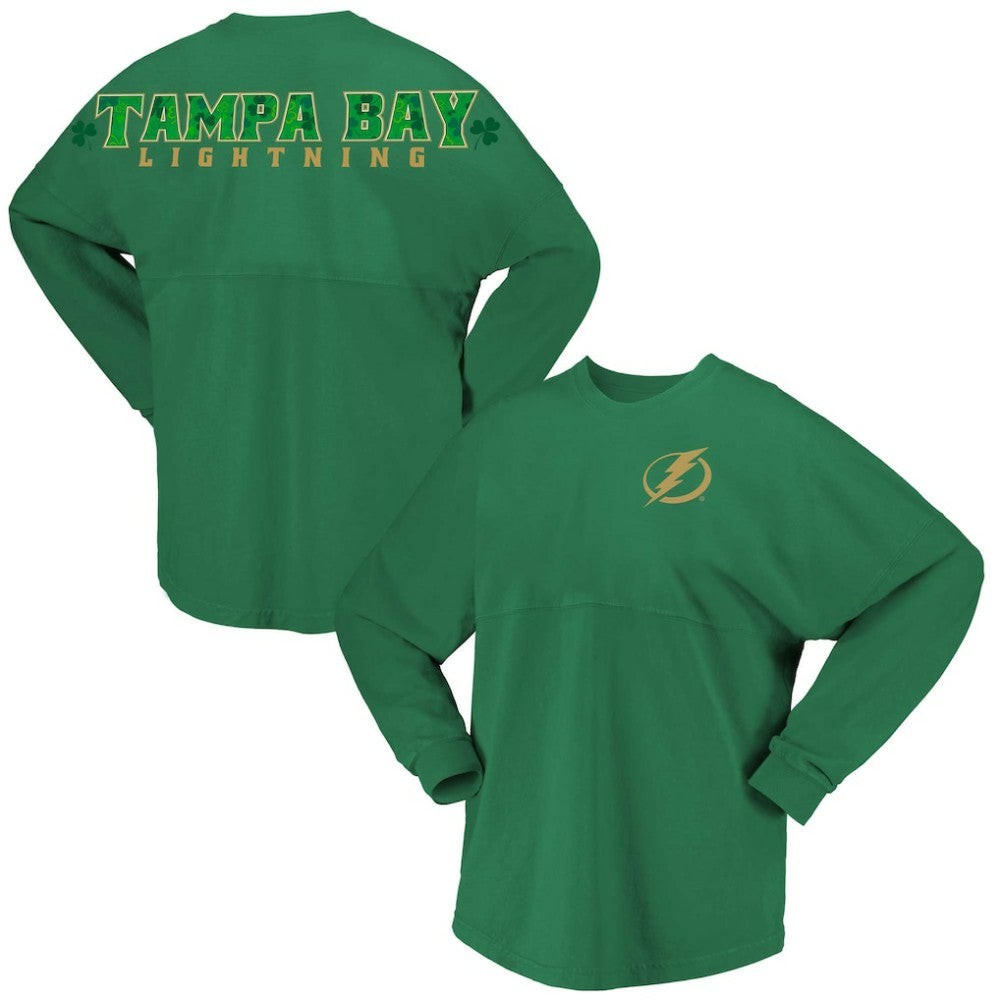 Tampa Bay Lightning Fanatics Women's St. Patrick's Day Spirit Jersey T-Shirt -  NHL T-shirts