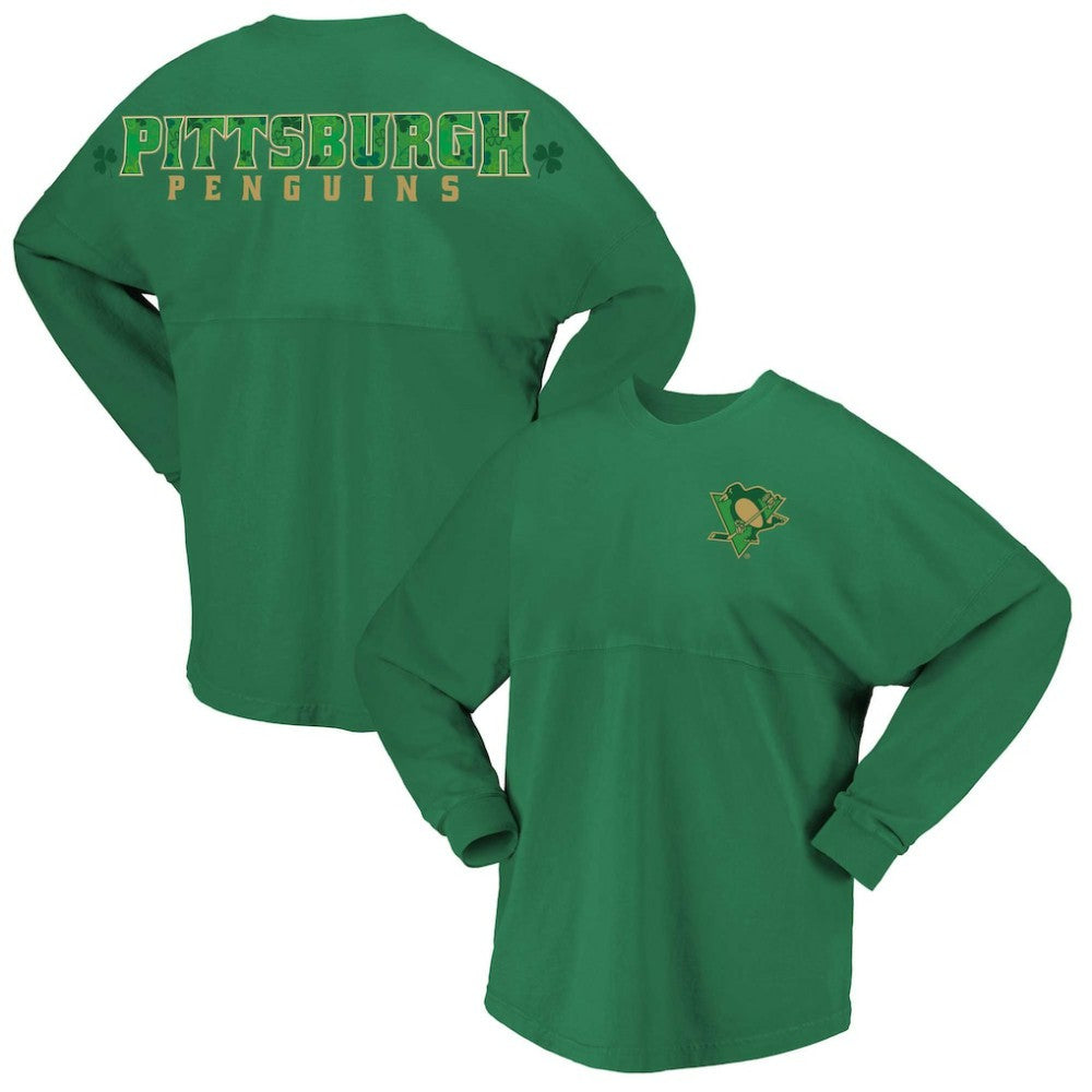 Pittsburgh Penguins Fanatics Women's St. Patrick's Day Spirit Jersey T-Shirt -  NHL T-shirts