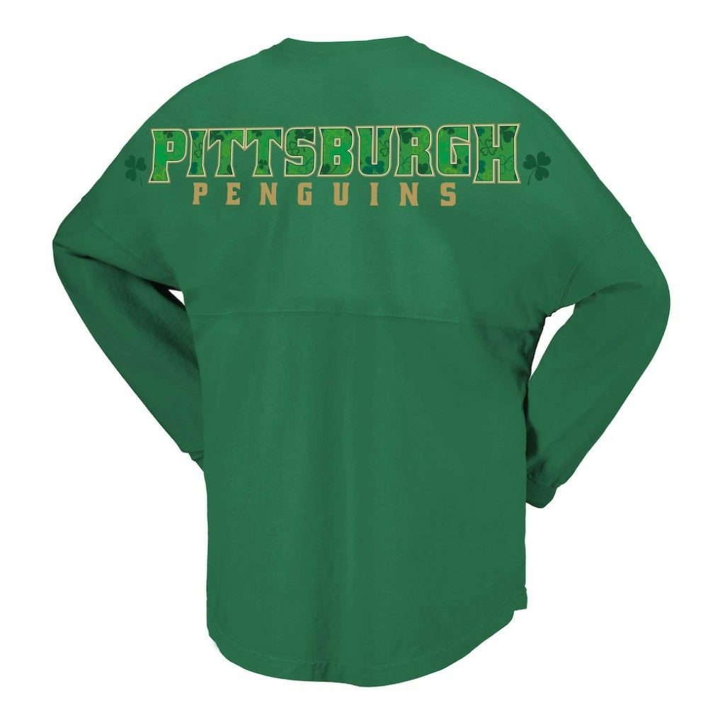 Pittsburgh Penguins Fanatics Women's St. Patrick's Day Spirit Jersey T-Shirt -  NHL T-shirts
