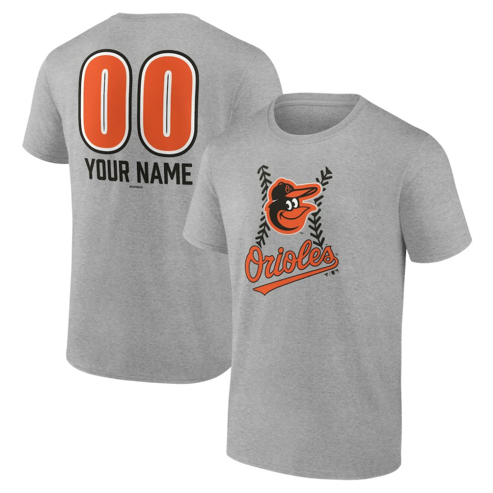 Baltimore Orioles Personalized Name & Number Fastball T-Shirt - MLB T-shirts