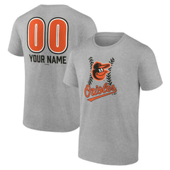 Baltimore Orioles Personalized Name & Number Fastball T-Shirt - MLB T-shirts