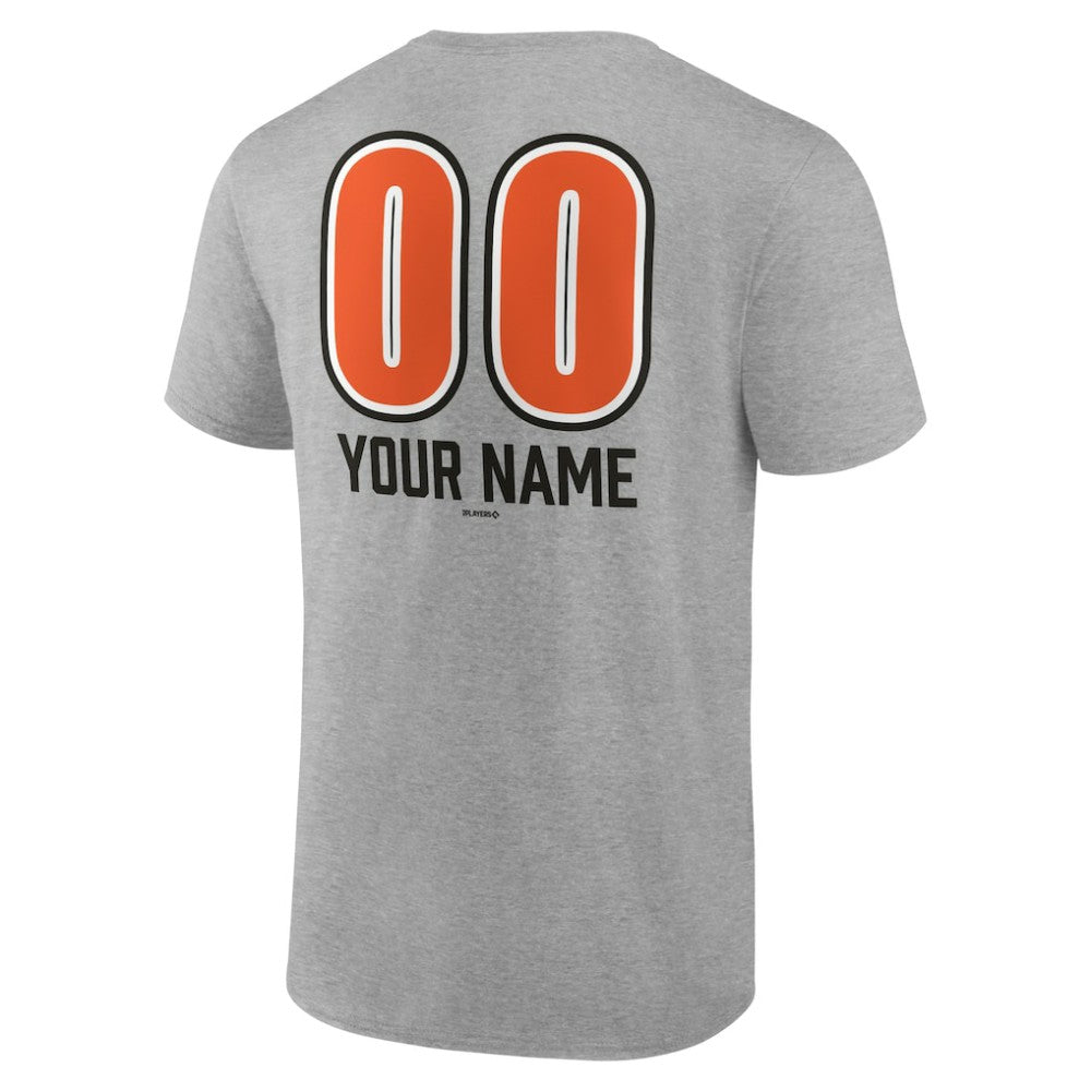 Baltimore Orioles Personalized Name & Number Fastball T-Shirt - MLB T-shirts