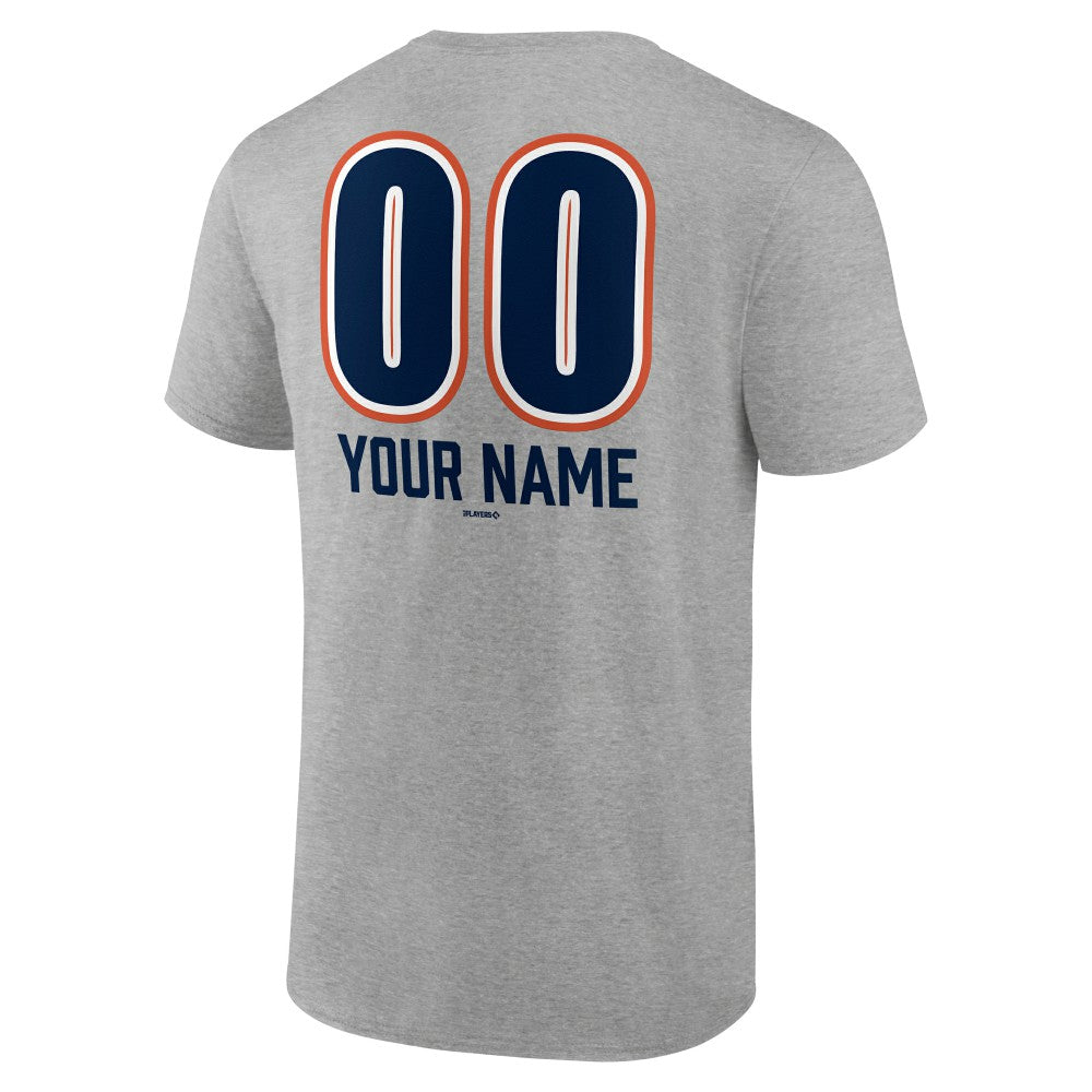 Houston Astros Personalized Name & Number Fastball T-Shirt - MLB T-shirts