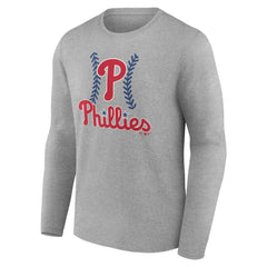Philadelphia Phillies Personalized Name & Number Fastball Long Sleeve T-Shirt - MLB T-shirts