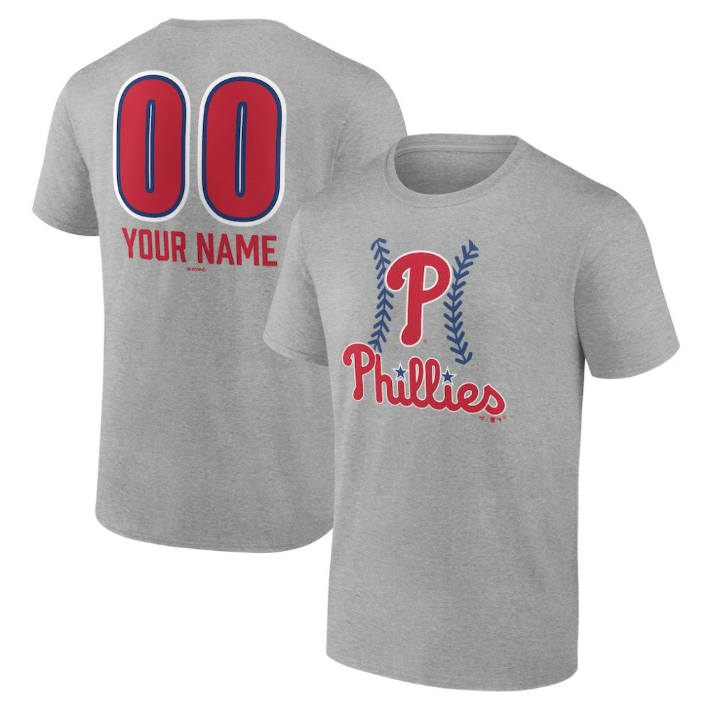 Philadelphia Phillies Personalized Name & Number Fastball T-Shirt - MLB T-shirts