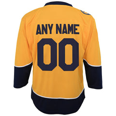 Nashville Predators Youth Home Replica Custom Jersey -  NHL Jerseys