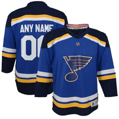 St. Louis Blues Youth Home Replica Custom Jersey -  NHL Jerseys