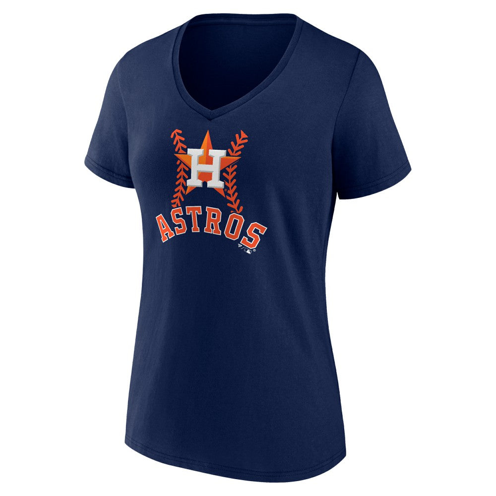 Yordan Alvarez Houston Astros Women's Fastball Player Name & Number V-Neck T-Shirt - MLB T-shirts
