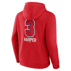 Bryce Harper Philadelphia Phillies Fastball Player Name & Number Pullover Hoodie - MLB Hoodies