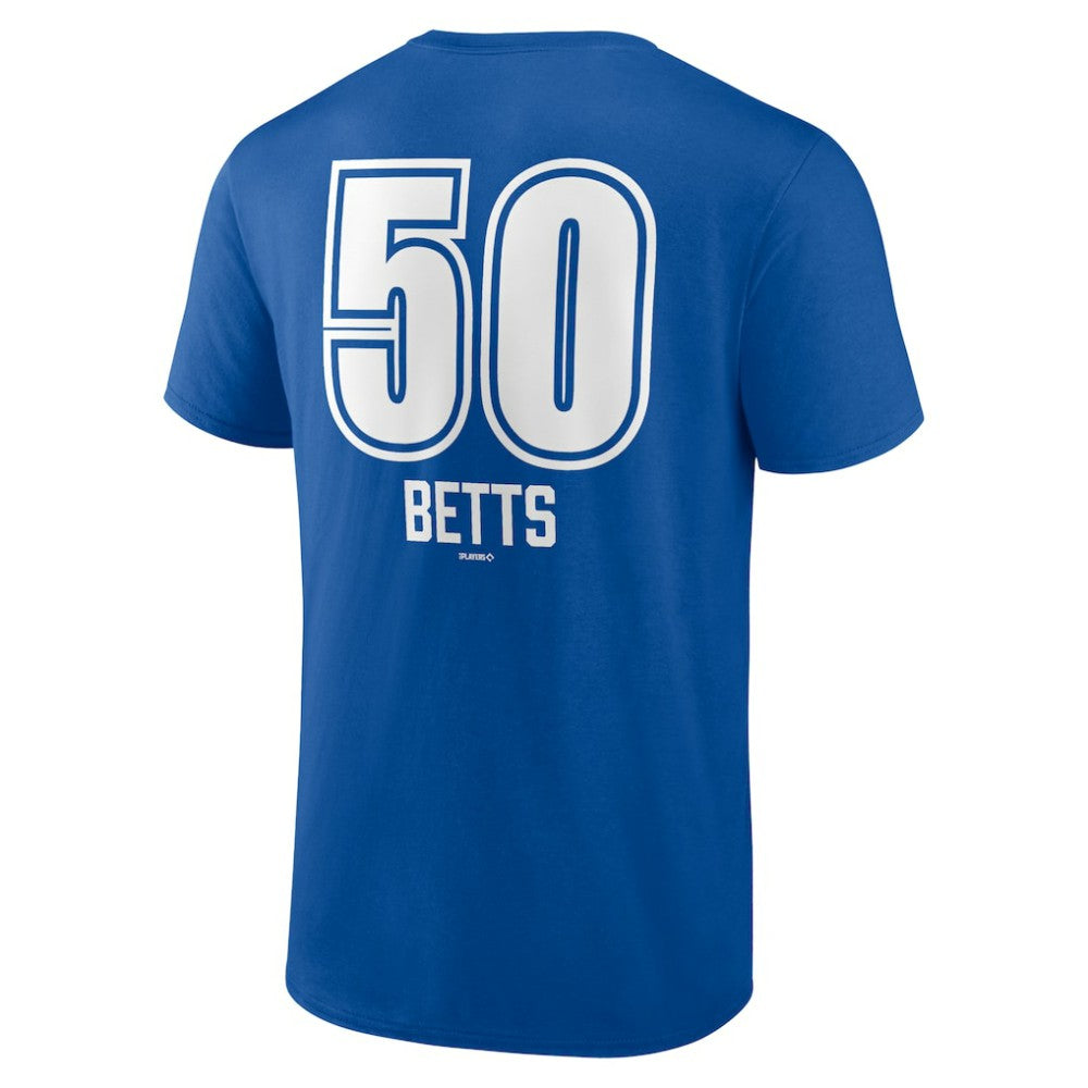 Mookie Betts Los Angeles Dodgers Fastball Player Name & Number T-Shirt - MLB T-shirts