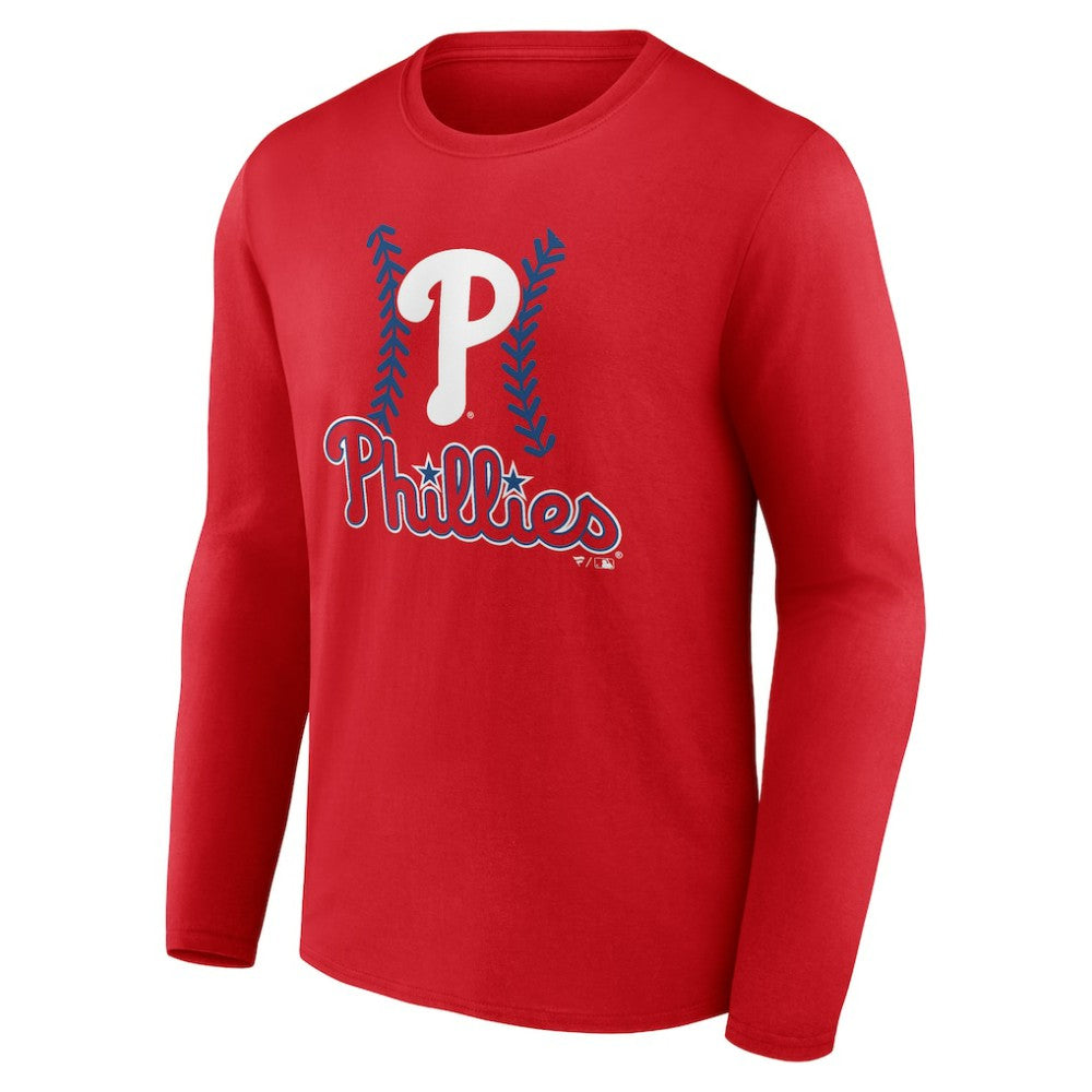 Kyle Schwarber Philadelphia Phillies Fastball Player Name & Number Long Sleeve T-Shirt - MLB T-shirts