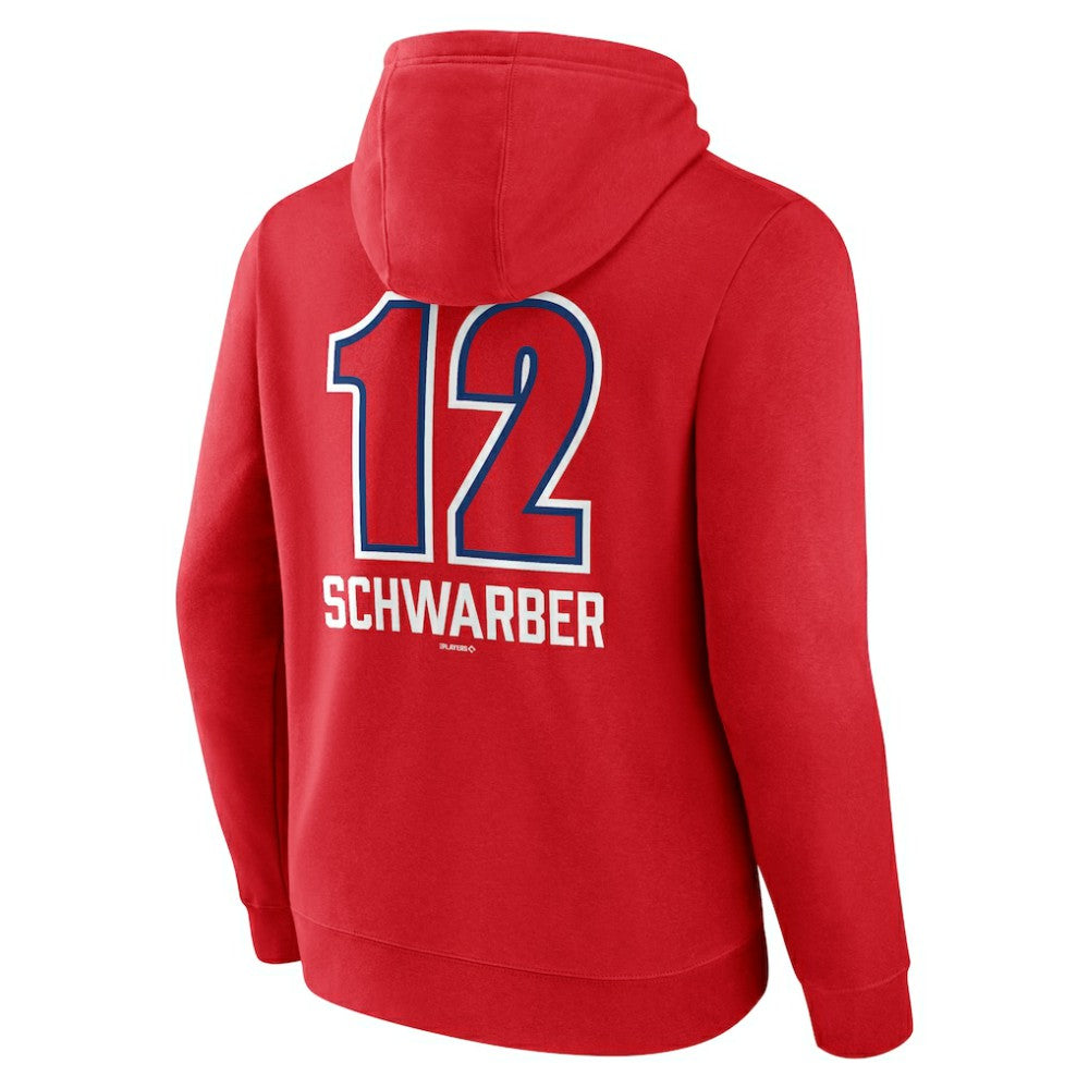 Kyle Schwarber Philadelphia Phillies Fastball Player Name & Number Pullover Hoodie - MLB Hoodies