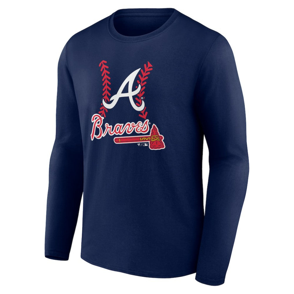 Spencer Strider Atlanta Braves Fastball Player Name & Number Long Sleeve T-Shirt - MLB T-shirts