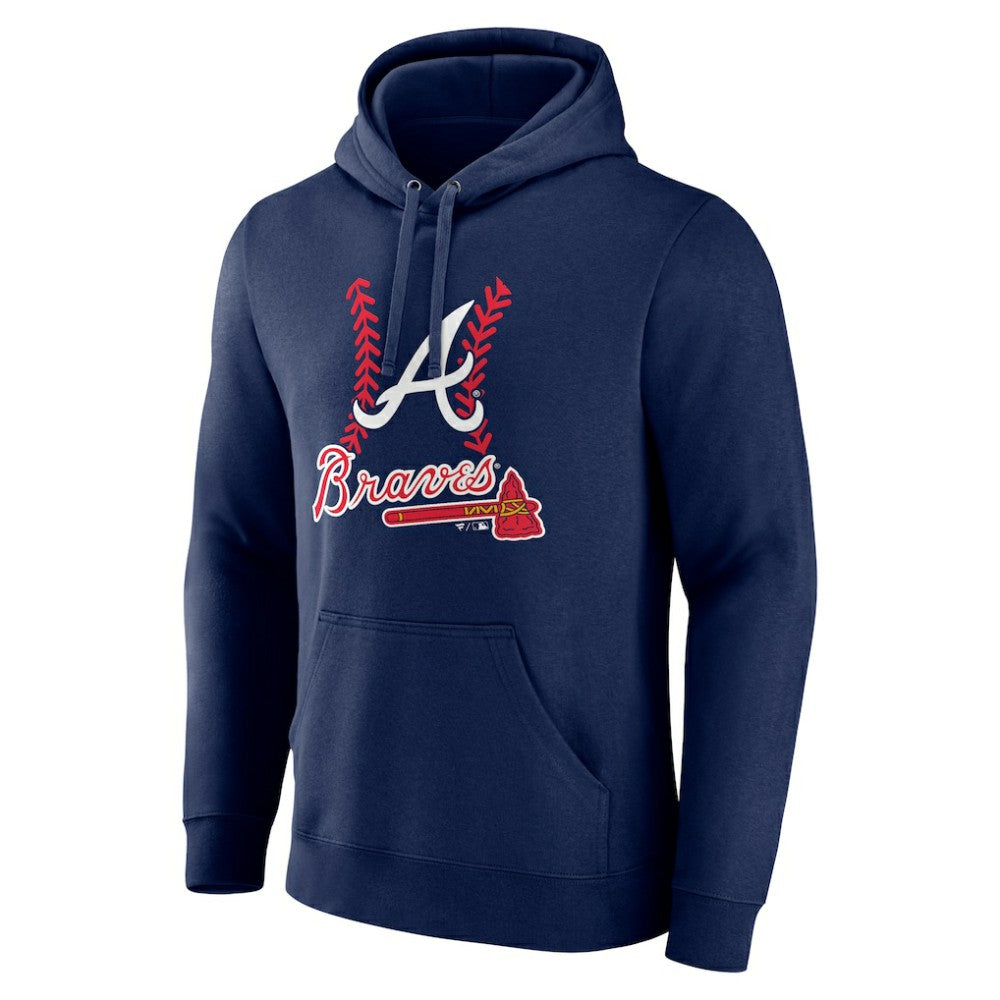 Spencer Strider Atlanta Braves Fastball Player Name & Number Pullover Hoodie - MLB Hoodies