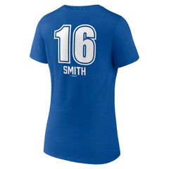 Will Smith Los Angeles Dodgers Women's Fastball Player Name & Number V-Neck T-Shirt - MLB T-shirts