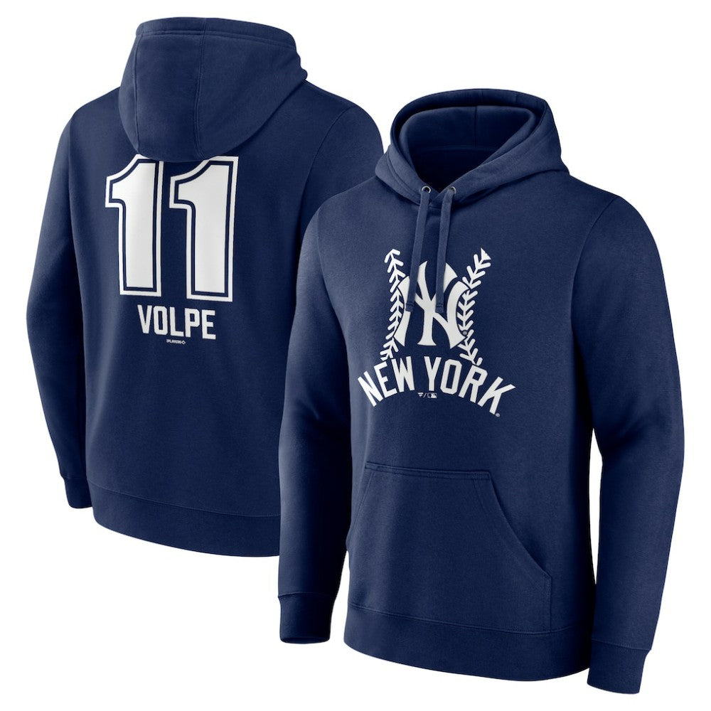 Anthony Volpe New York Yankees Fastball Player Name & Number Pullover Hoodie - MLB Hoodies