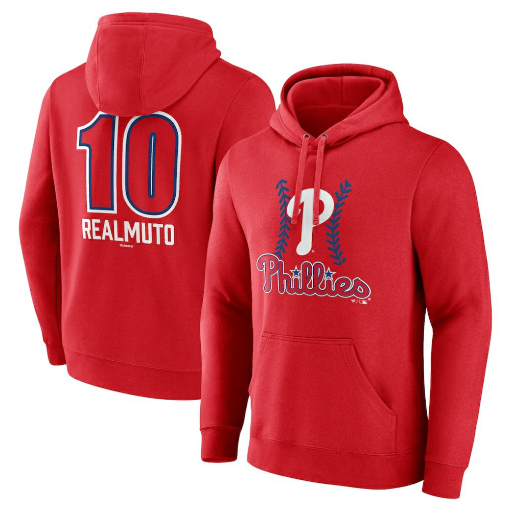 J.T. Realmuto Philadelphia Phillies Fastball Player Name & Number Pullover Hoodie - MLB Hoodies